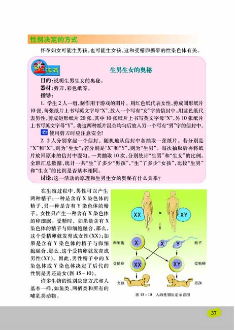 第三节 人的性别决定(第37页)