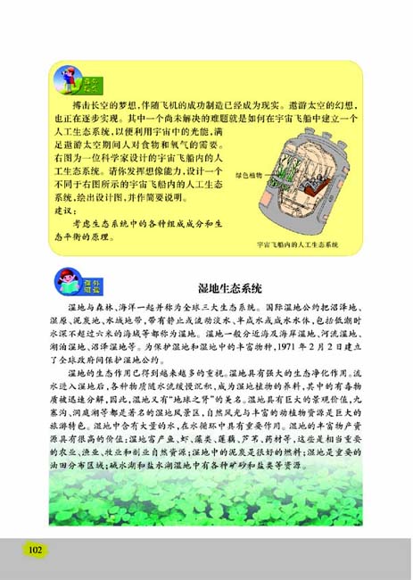 第一节 生物圈中的各种生态系统(第102页)