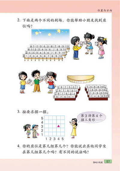 七 位置和方向(第57页)