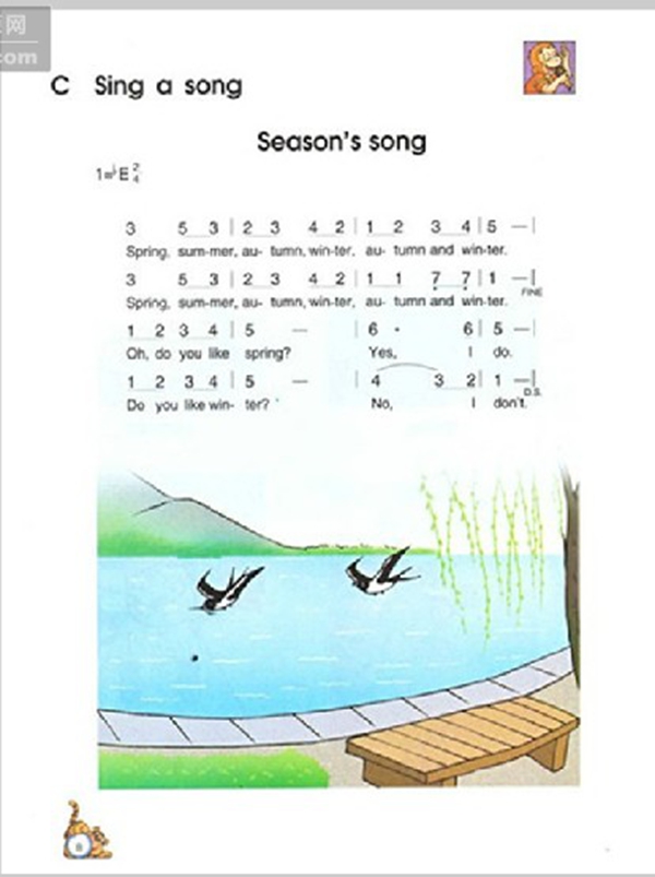 Unit1 do you like winter?(第5页)