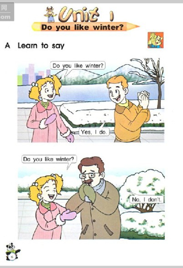 Unit1 do you like winter?(第3页)