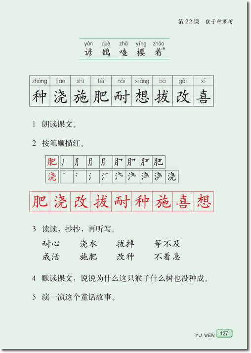 22 猴子种果树(第127页)
