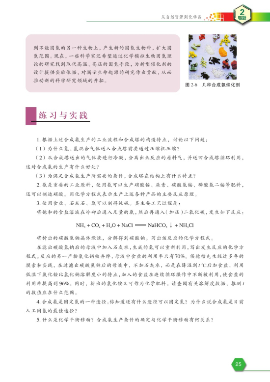 第一单元 氨的合成(第25页)
