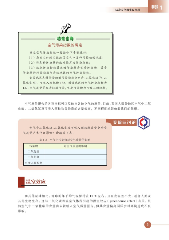 第一单元 空气质量的改善(第3页)