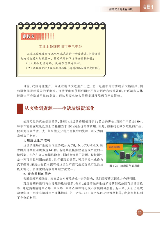 第三单元 生活垃圾的分类处理(第23页)
