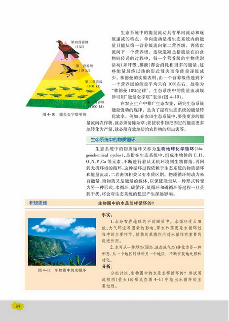 生态系统中的物质循环(第84页)