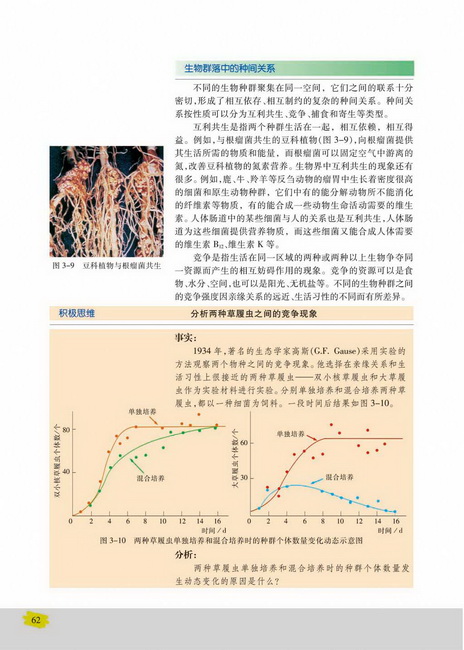 生物群落中的种间关系(第62页)