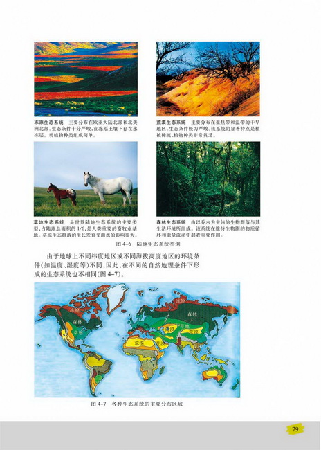 生物圈是最大的生态系统(第79页)
