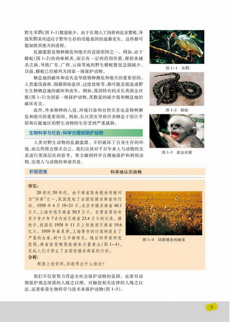 生物科学与社会：科学合理地保护动物(第3页)