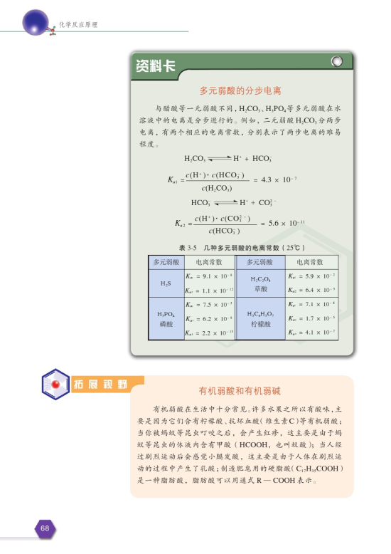 第一单元 弱电解质的电离平衡(第70页)