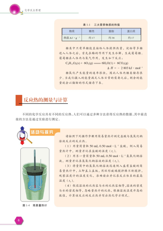 第一单元 化学反应中的热效应(第6页)