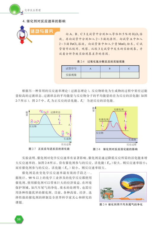 第一单元 化学反应速率(第38页)