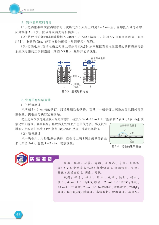 课题1 原电池(第64页)