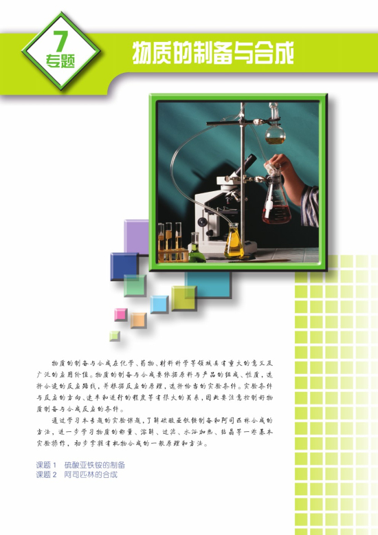 专题七 物质的制备与合成(第87页)