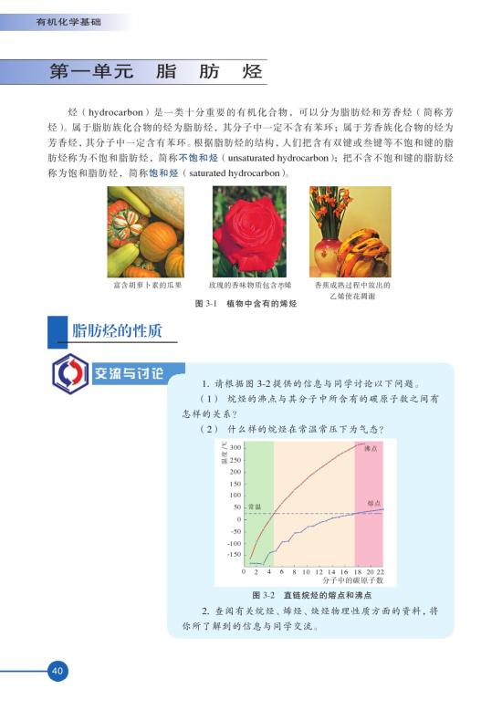 第一单元 脂肪烃(第40页)