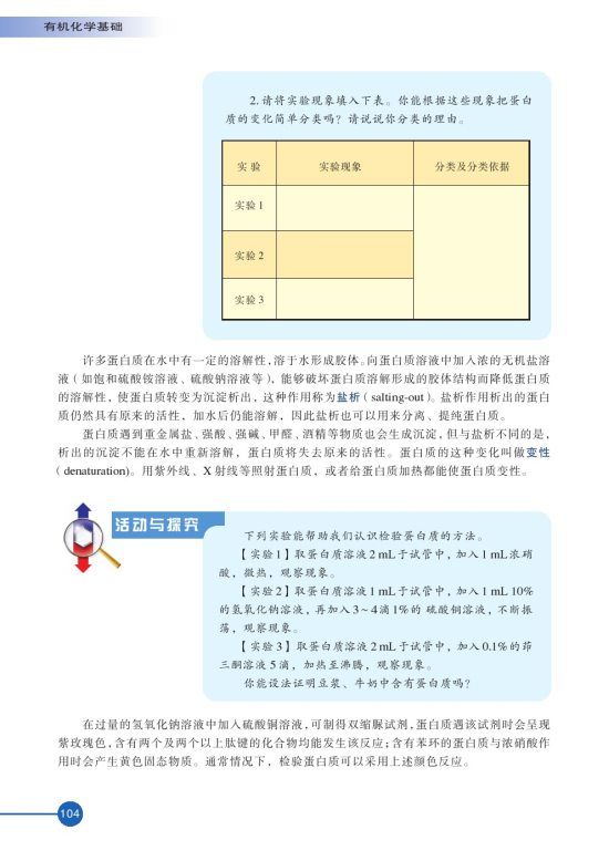 第二单元 氨基酸 蛋白(第104页)