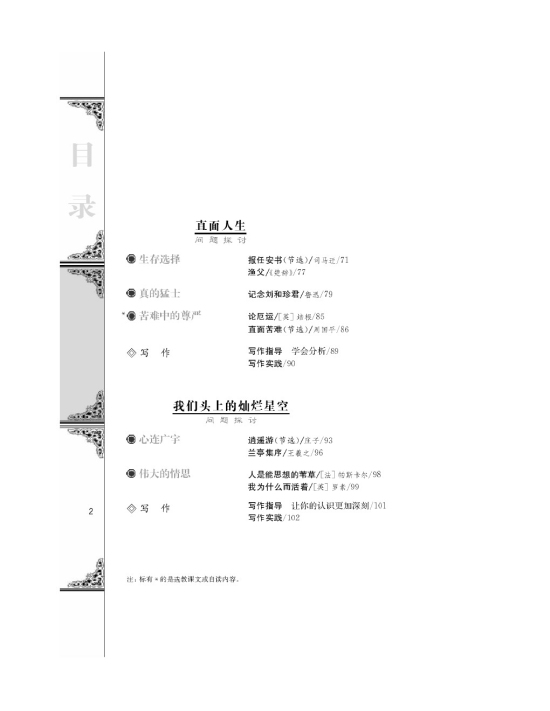 封面/前言/目录