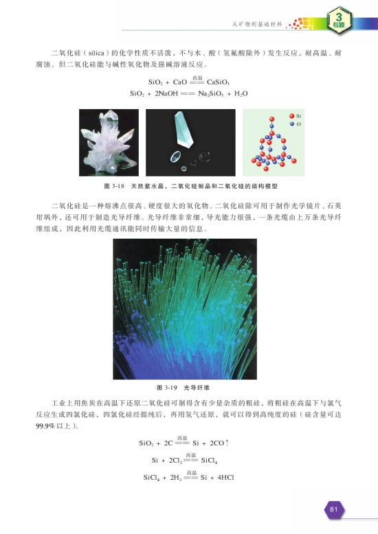 第三单元 含硅矿物与信息材料(第81页)