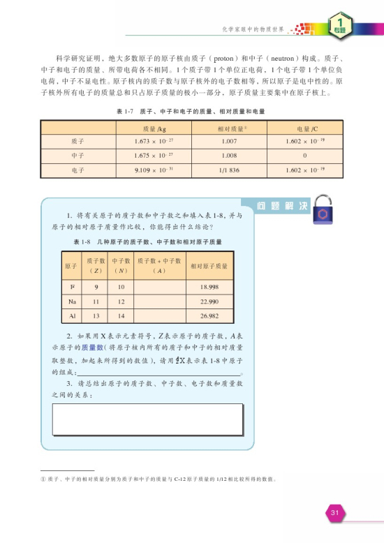 第三单元 人类对原子结构的认识(第31页)