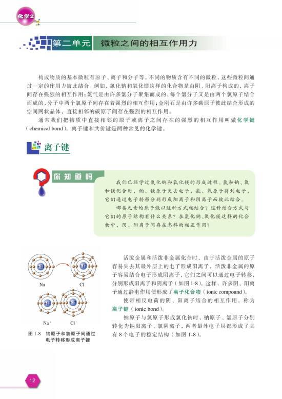 第二单元 微观之间的相互作用力(第12页)