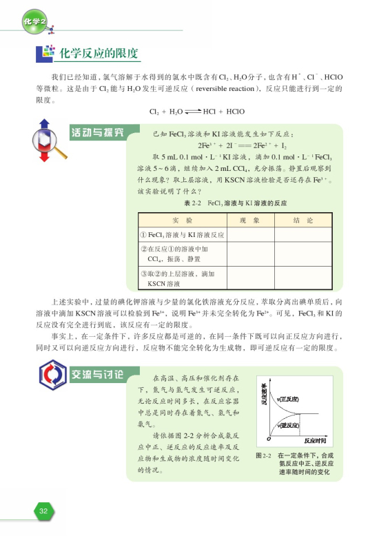 第一单元 化学反应速率与反应限度(第32页)