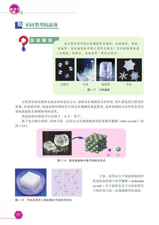 第三单元 从微观结构看物质的多样性(第22页)