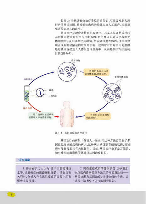 生物科学与社会：基因诊断和基因治疗(第4页)