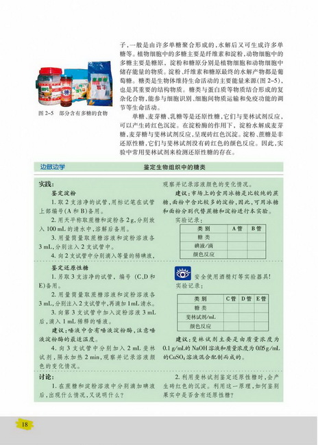 糖类的种类和功能(第18页)