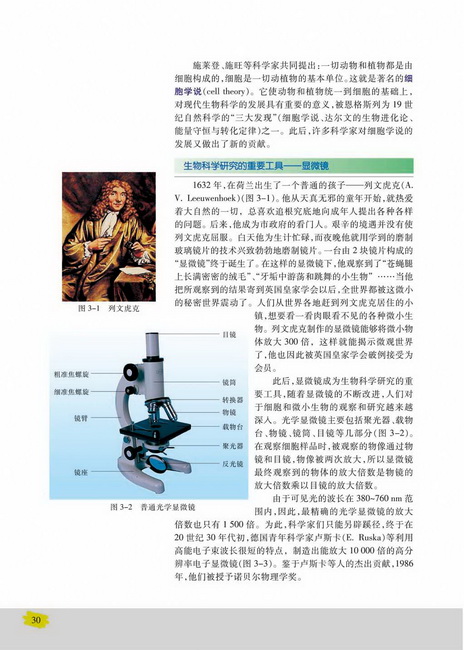 生物科学研究的重要工具――显微镜(第30页)