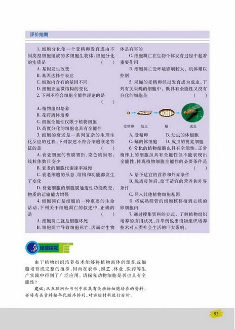 细胞衰老和凋亡(第93页)