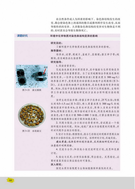 第三节 染色体变异及其应用(第44页)