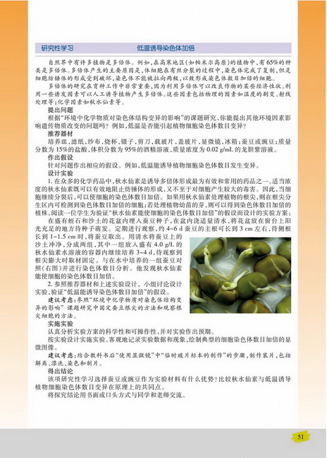 染色体变异在育种上的应用(第51页)