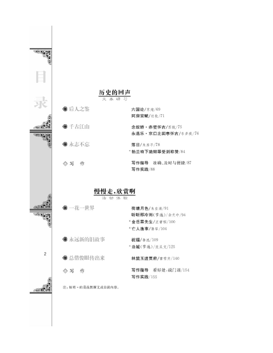 封面/前言/目录