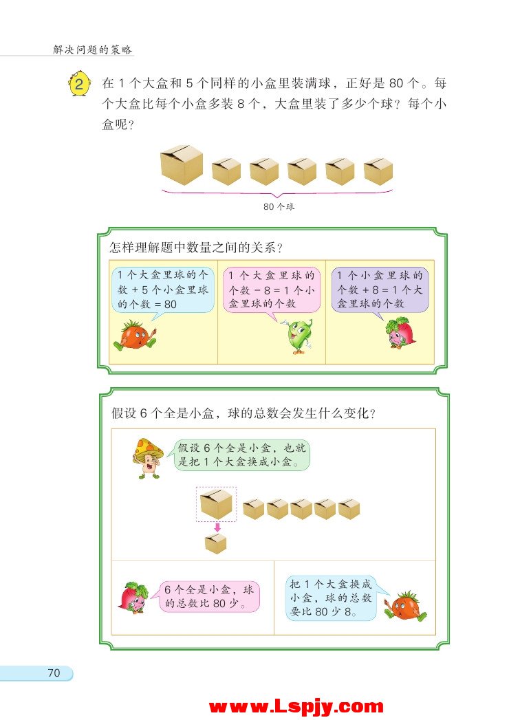 四 解决问题的策略(第70页)