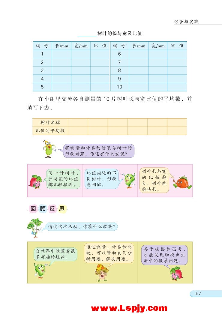 树叶中的比(第67页)