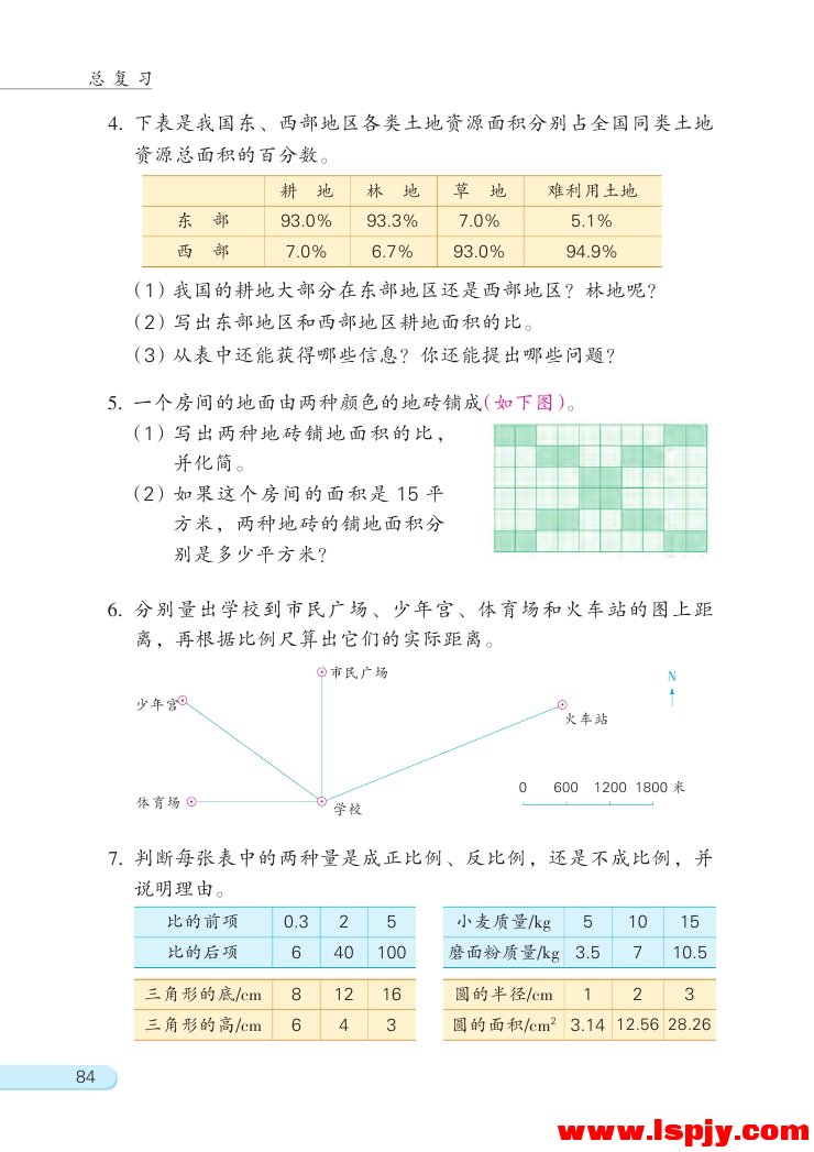 1 数与代数(第84页)