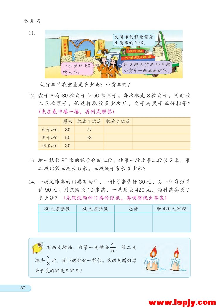 1 数与代数(第80页)