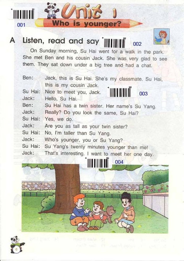 Unit1 who is younger?(第6页)