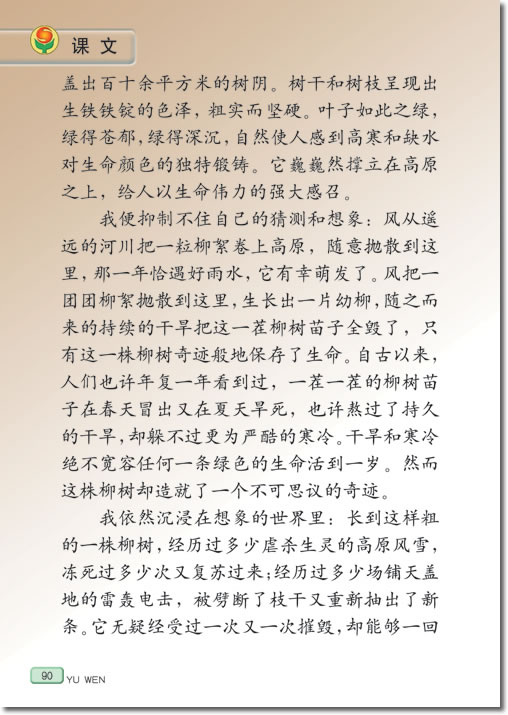 15、青海高原一株柳(第90页)