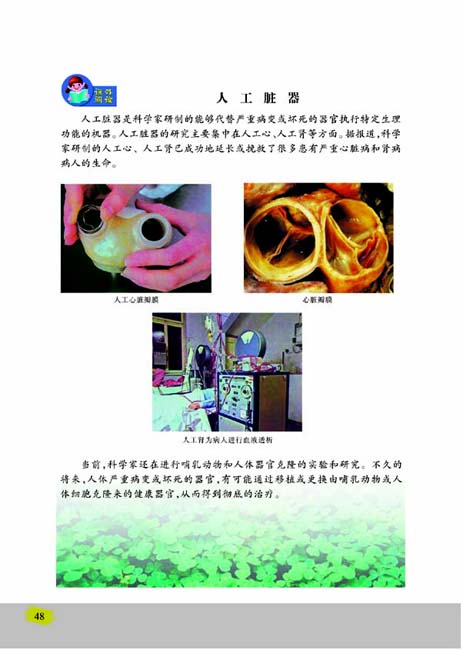 第二节 多细胞生物体的组成(第48页)