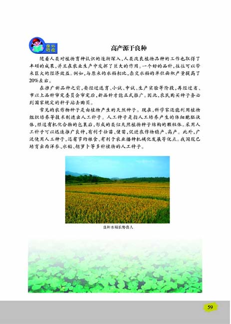 第一节 植物种子的萌发(第59页)