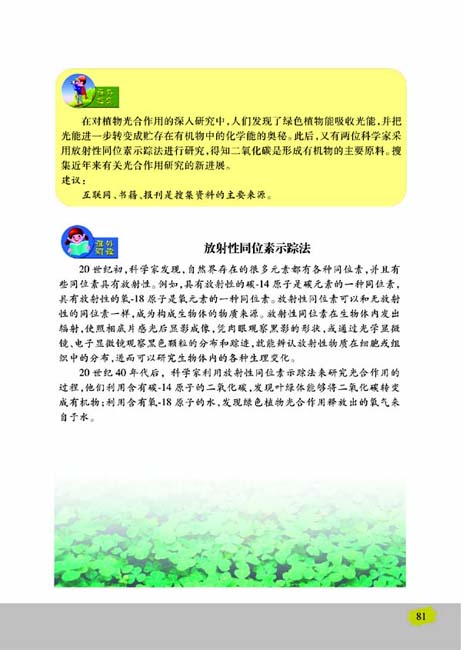 第一节 植物光合作用的发现(第81页)