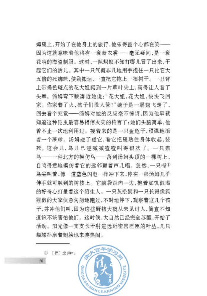 名著推荐与阅读 《汤姆 索亚历险记》(第74页)