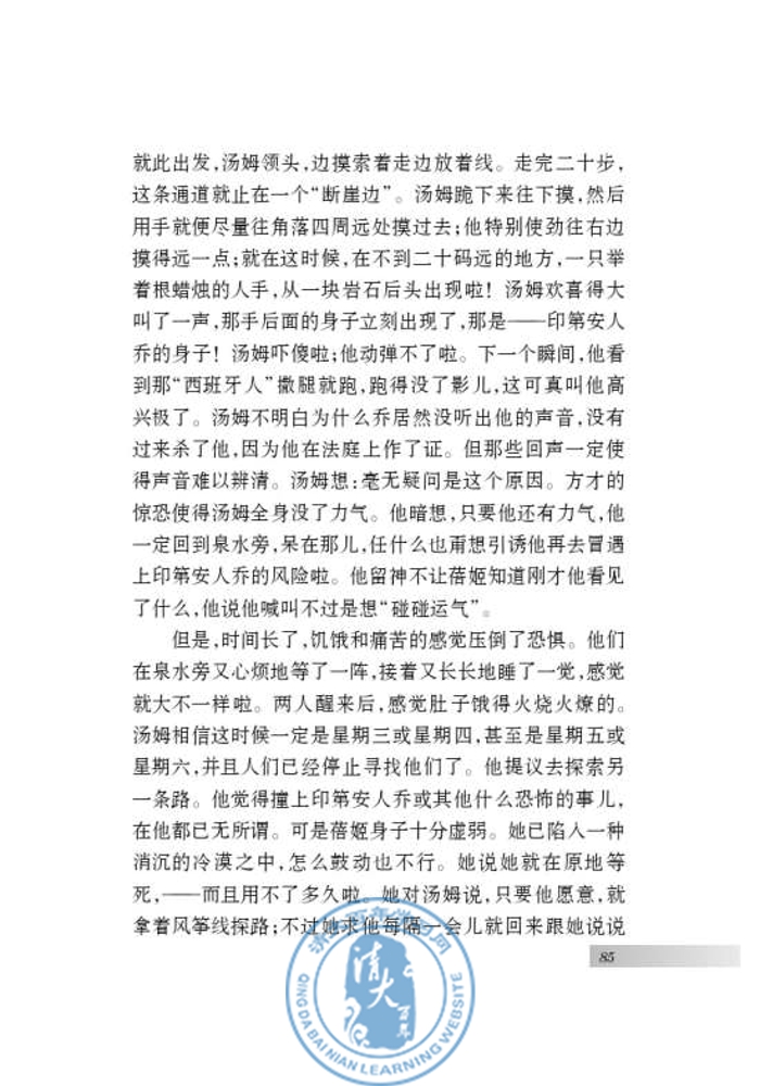 名著推荐与阅读 《汤姆 索亚历险记》(第83页)