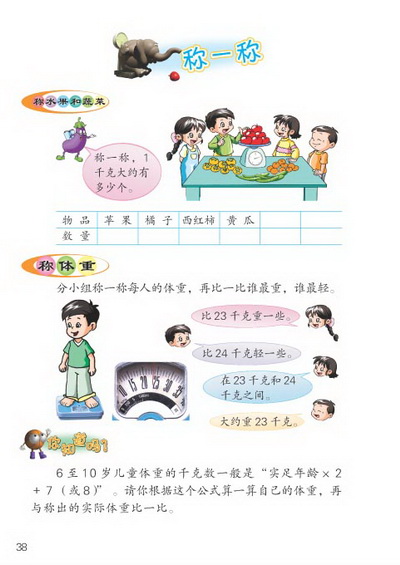 ○ 称一称(第38页)