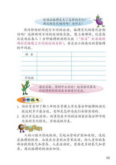 ○ 运动和身体的变化(第99页)