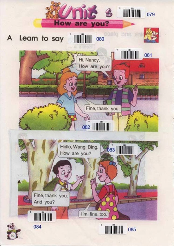 Unit5 how are you?(第31页)