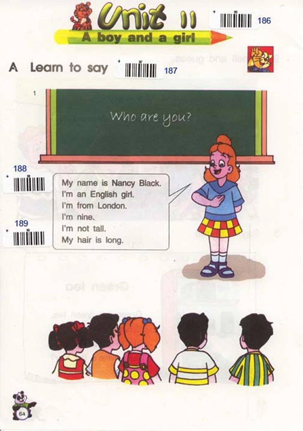 Unit11 a boy and a girl(第64页)
