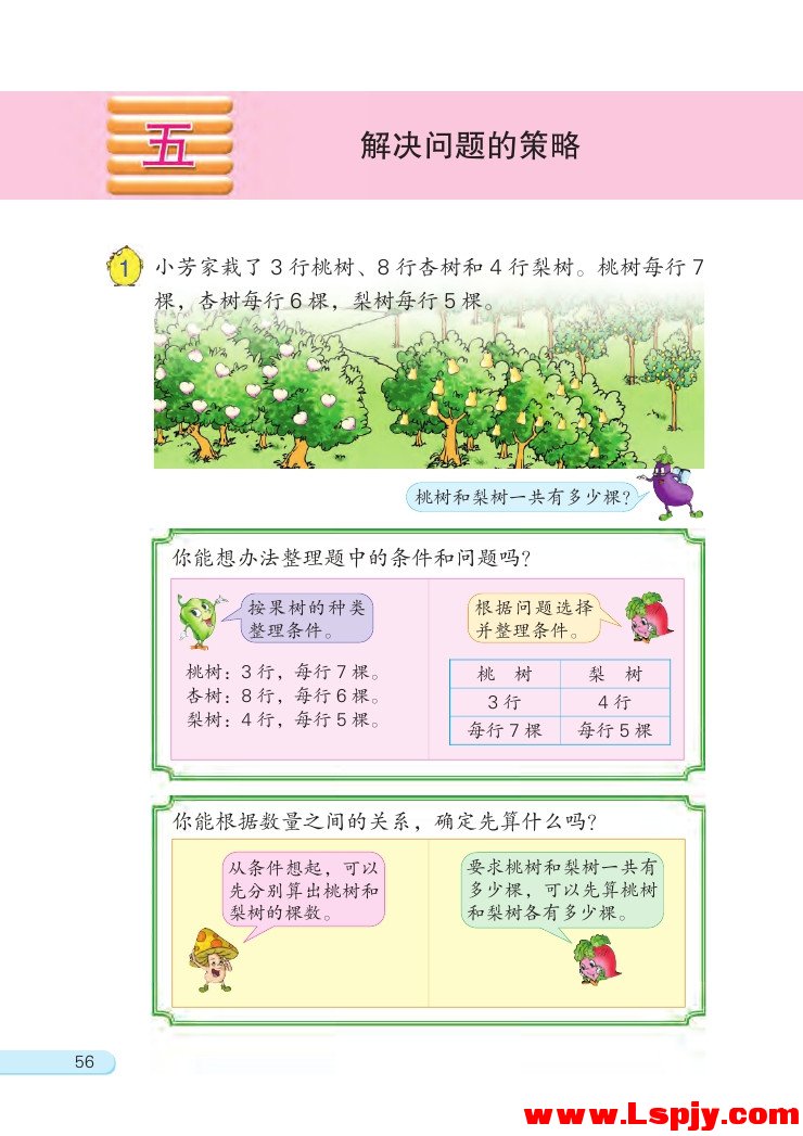 五 解决问题的策略(第56页)