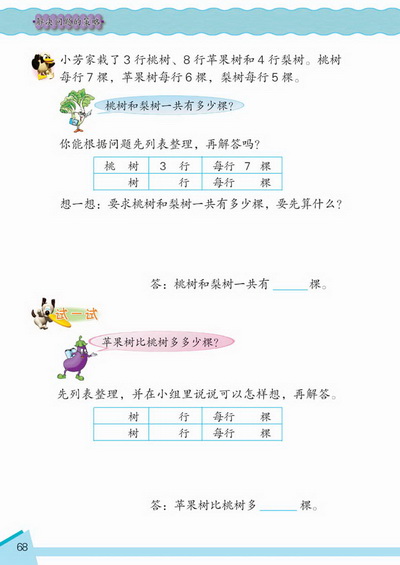 8 解决问题的策略(第68页)